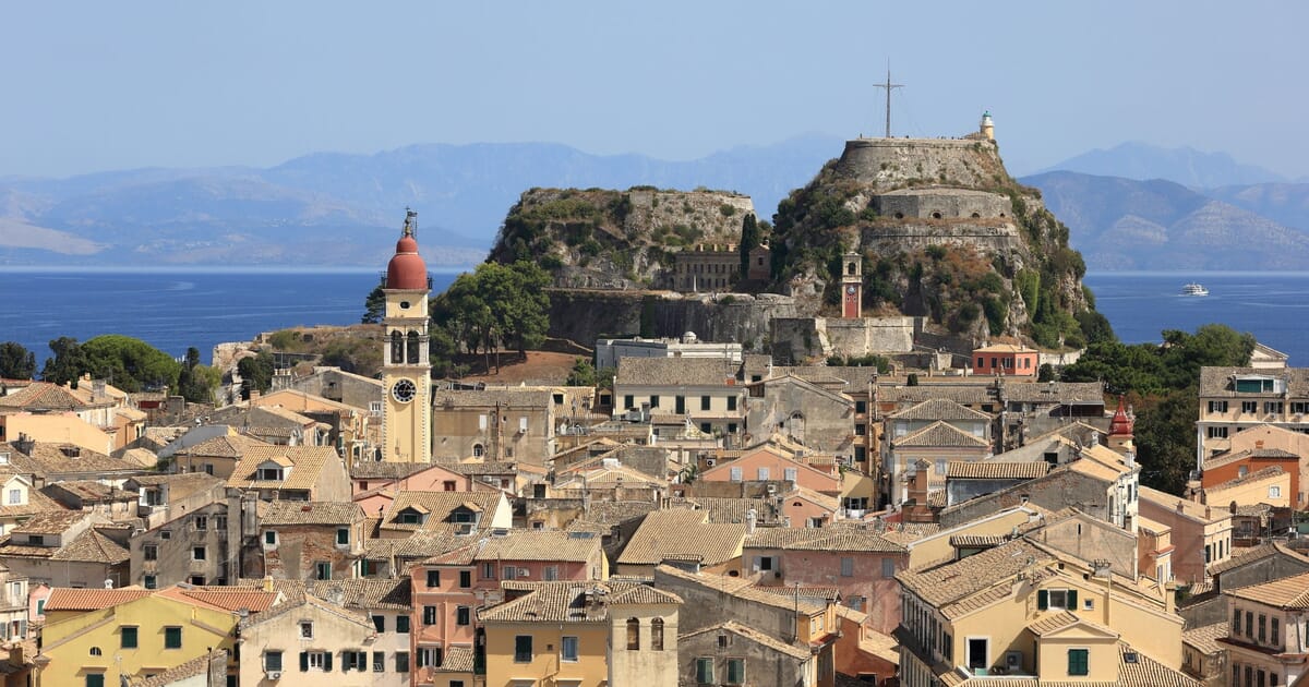 Corfu Town landscape