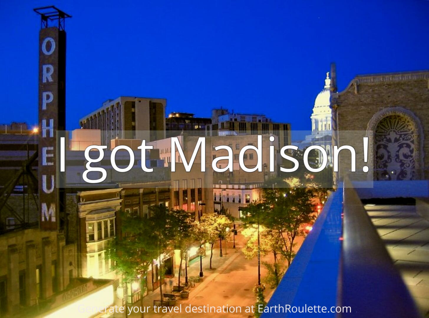 Madison Travel Guide Photos Videos Things to do see Earth Roulette Madison Travel Guide Photos Videos Things to do see Earth Roulette