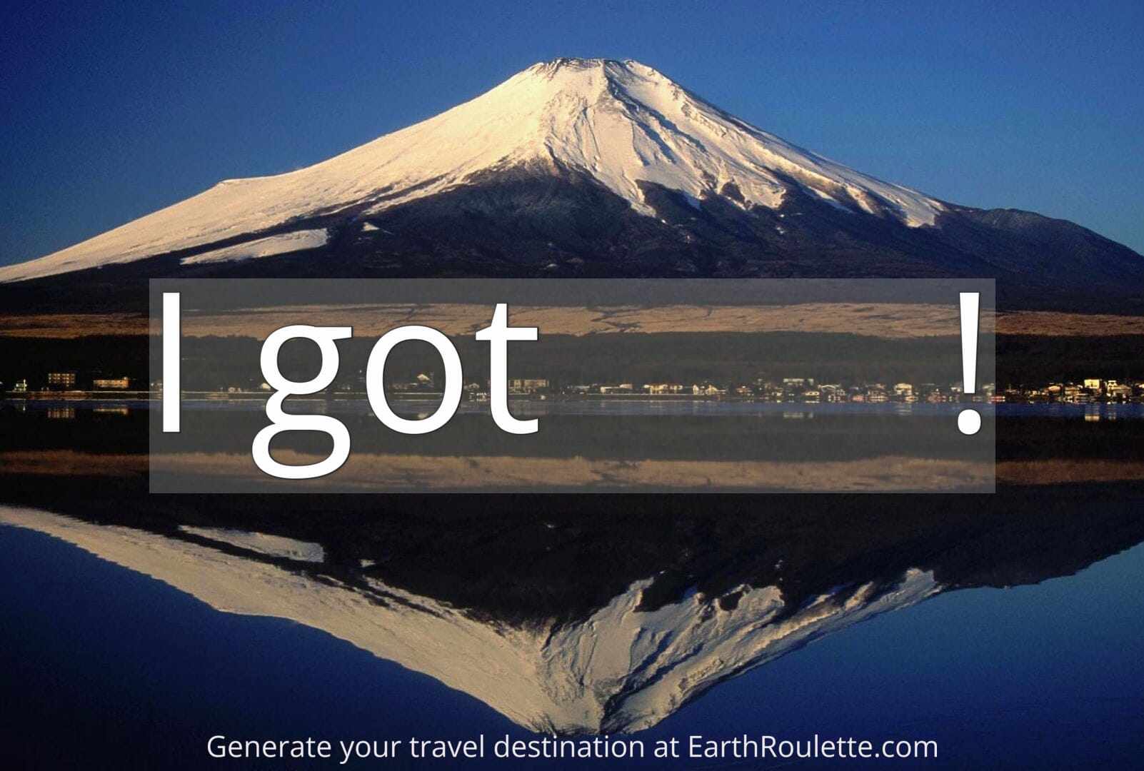 Mount Roulette 日本の富士山でやること2026 - ホテル&フライト - Earth Roulette