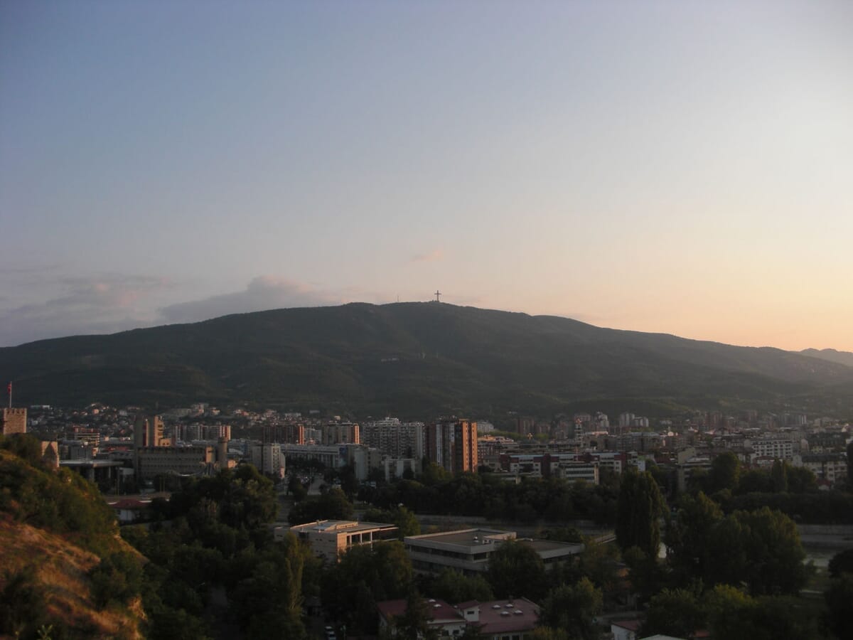 Skopje landscape