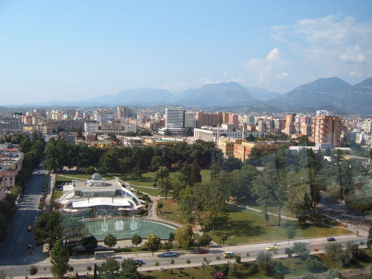 Tirana landscape